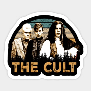 Graphic Cult-Rock Music Sticker